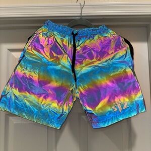 RAVE- REFLECTIVE SHORTS- NEVER WORN- SIZE SMALL